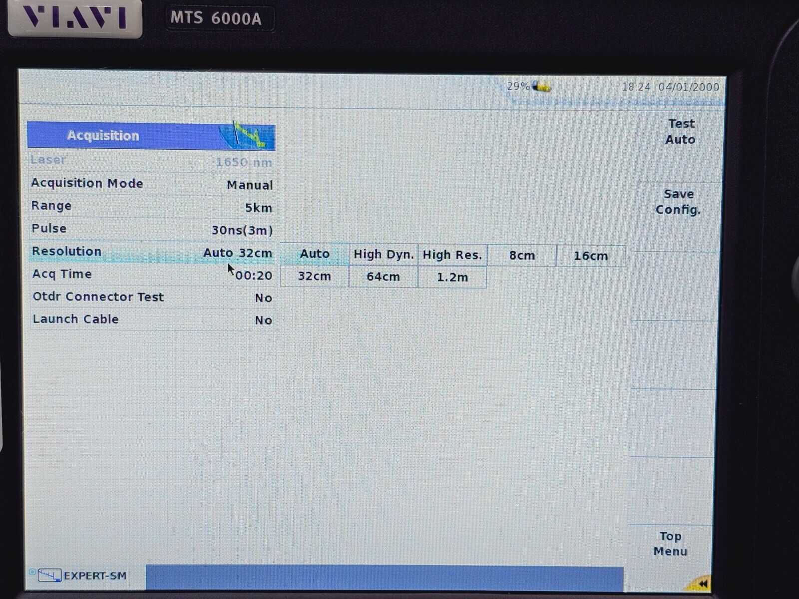 Viavi JDSU 81165 C OTDR Module 1650 nm In-Service Filtered E81165C APC 46 dB