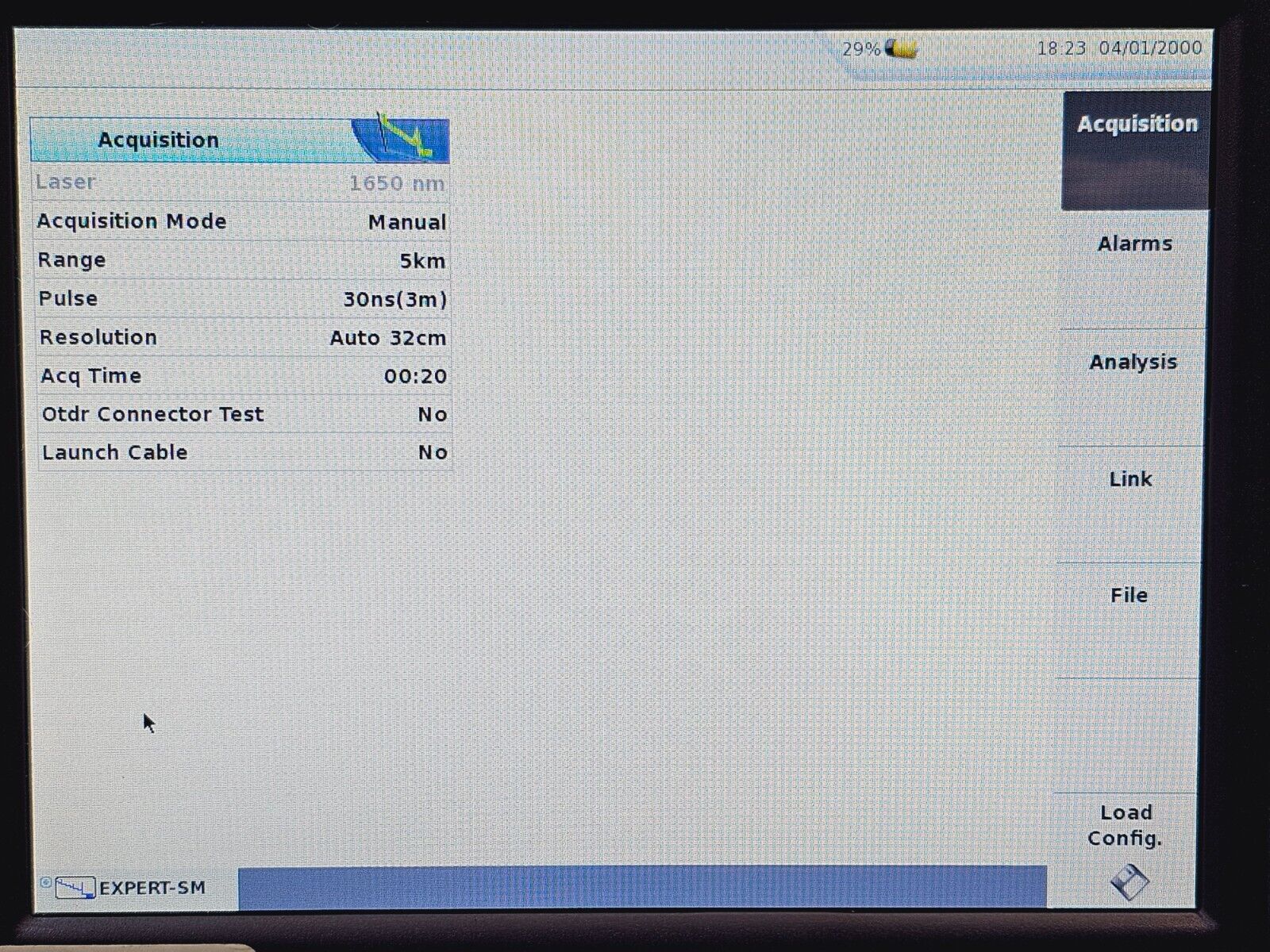 Viavi JDSU 81165 C OTDR Module 1650 nm In-Service Filtered E81165C APC 46 dB