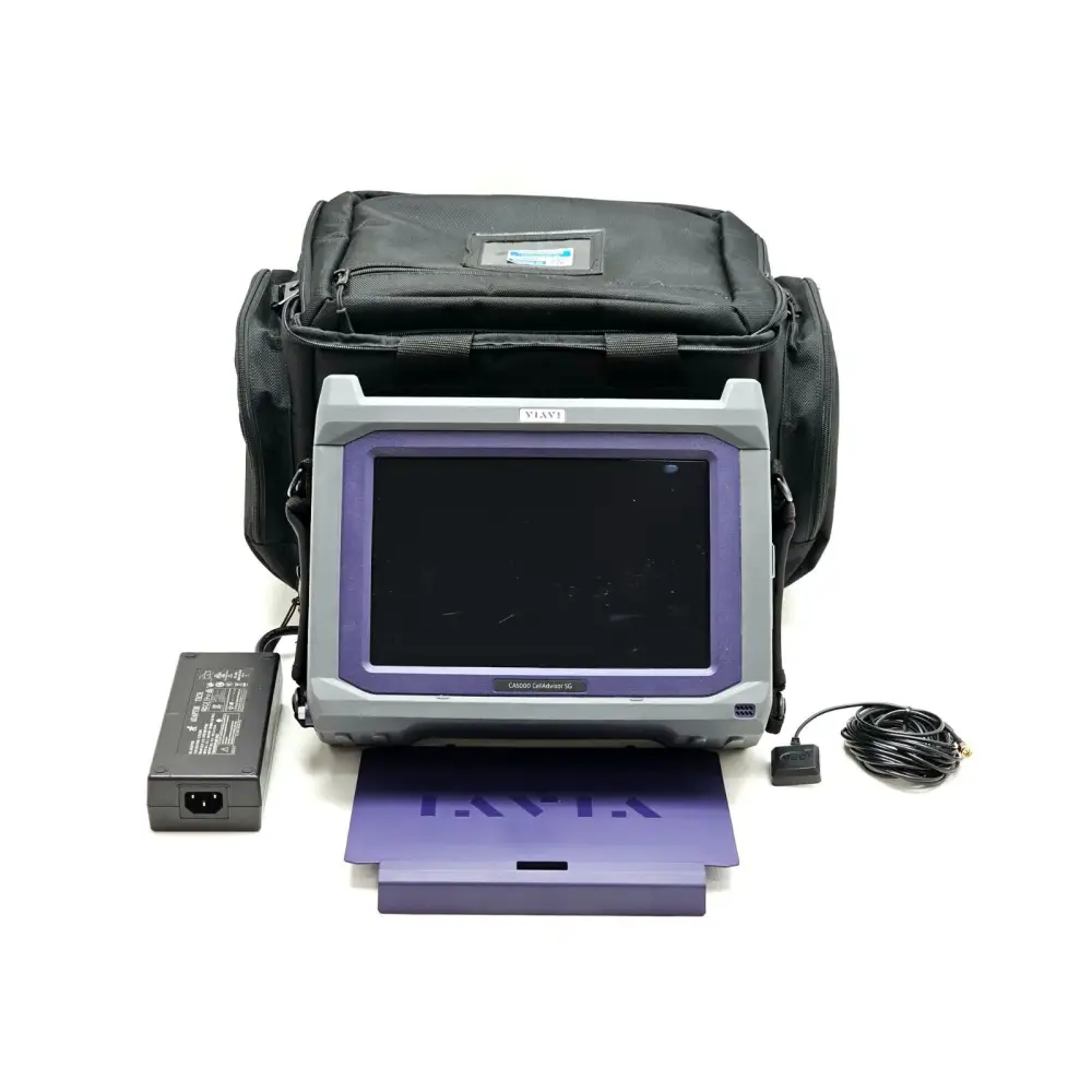 Viavi JDSU CA5000 CellAdvisor 5G analyser front view showing touchscreen display