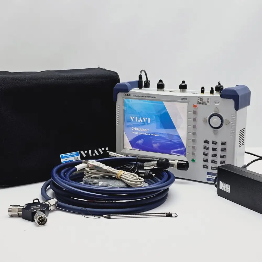 Viavi JDSU JD785B CellAdvisor Base Station Analyzer front view showing display and keypad