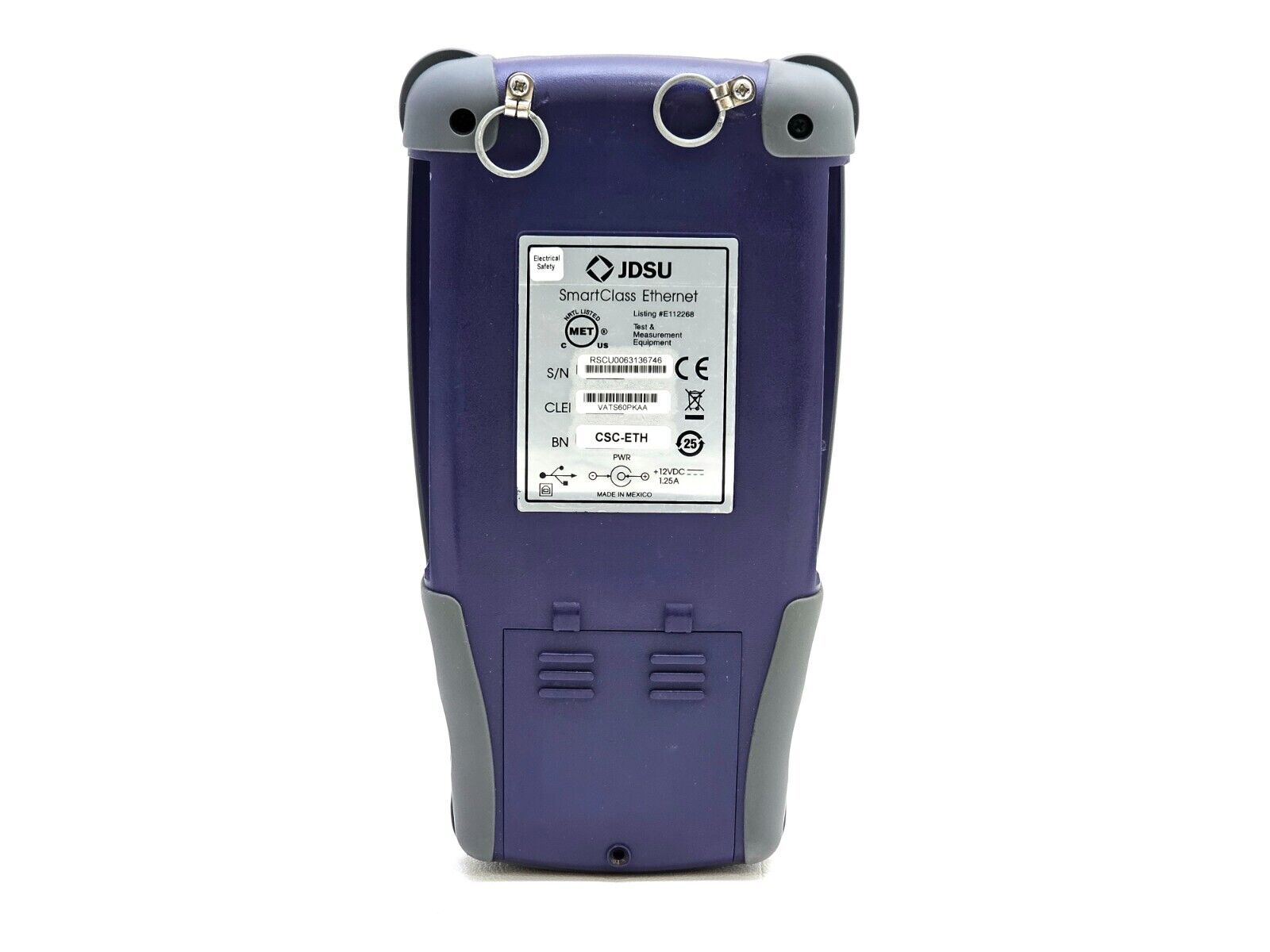 Viavi JDSU CSC-ETH SmartClass Electrical & Optical IP / Ethernet RFC 2544 L2 Loo