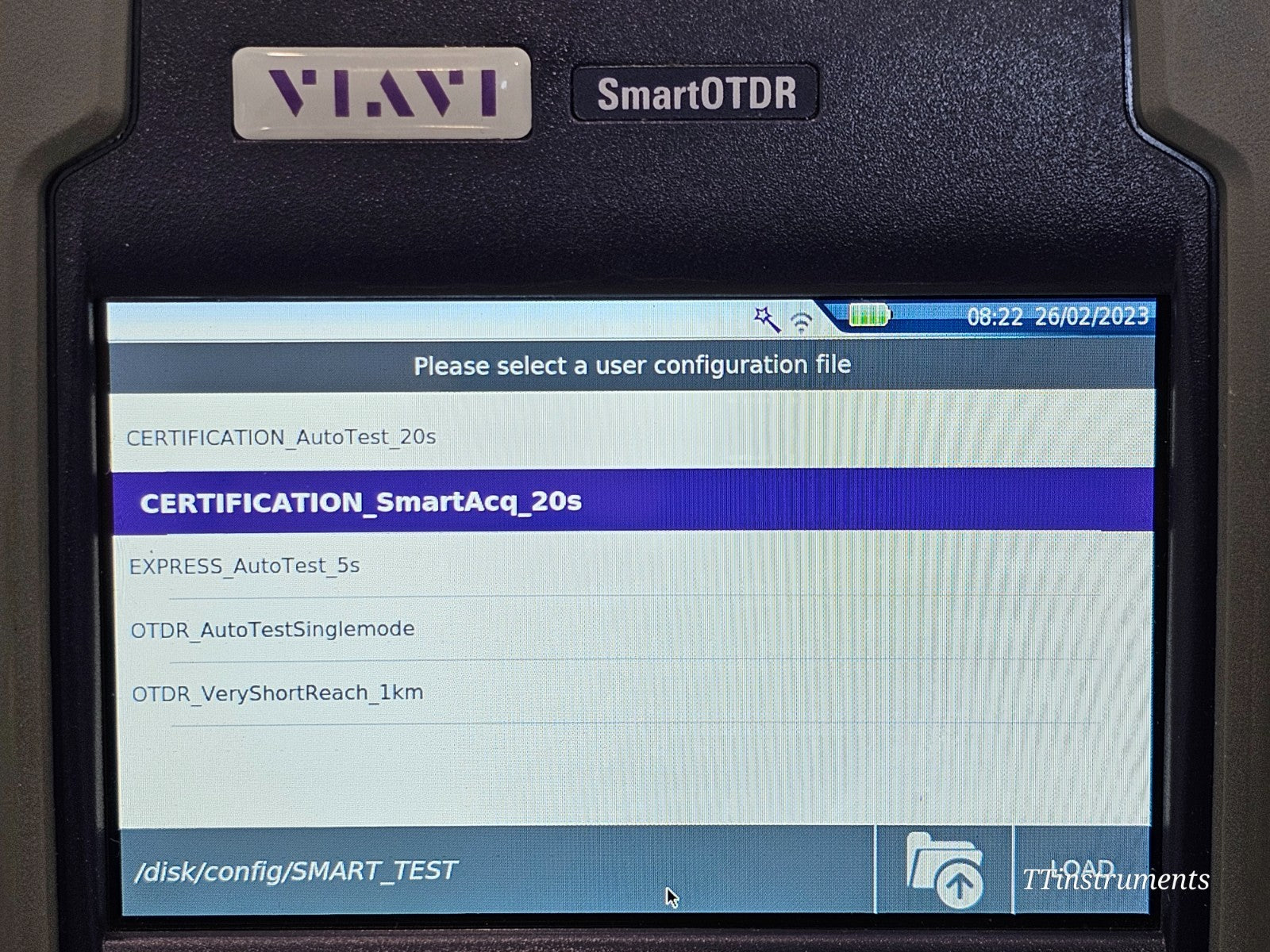 Viavi JDSU E100AS SmartOTDR 1310/1550 nm PC SM Metro Access OTDR Smartlink 2022