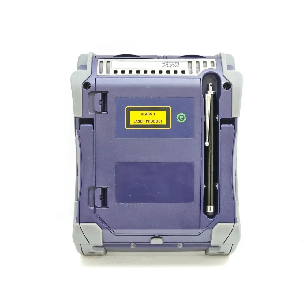 Viavi E126A SmartOTDR display showing OTDR trace and automatic measurement results