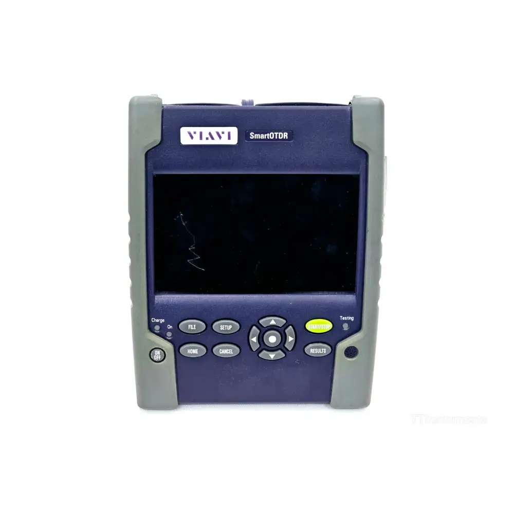 Viavi E126A-APC SmartOTDR 1310/1550 nm OTDR left side view showing connector port