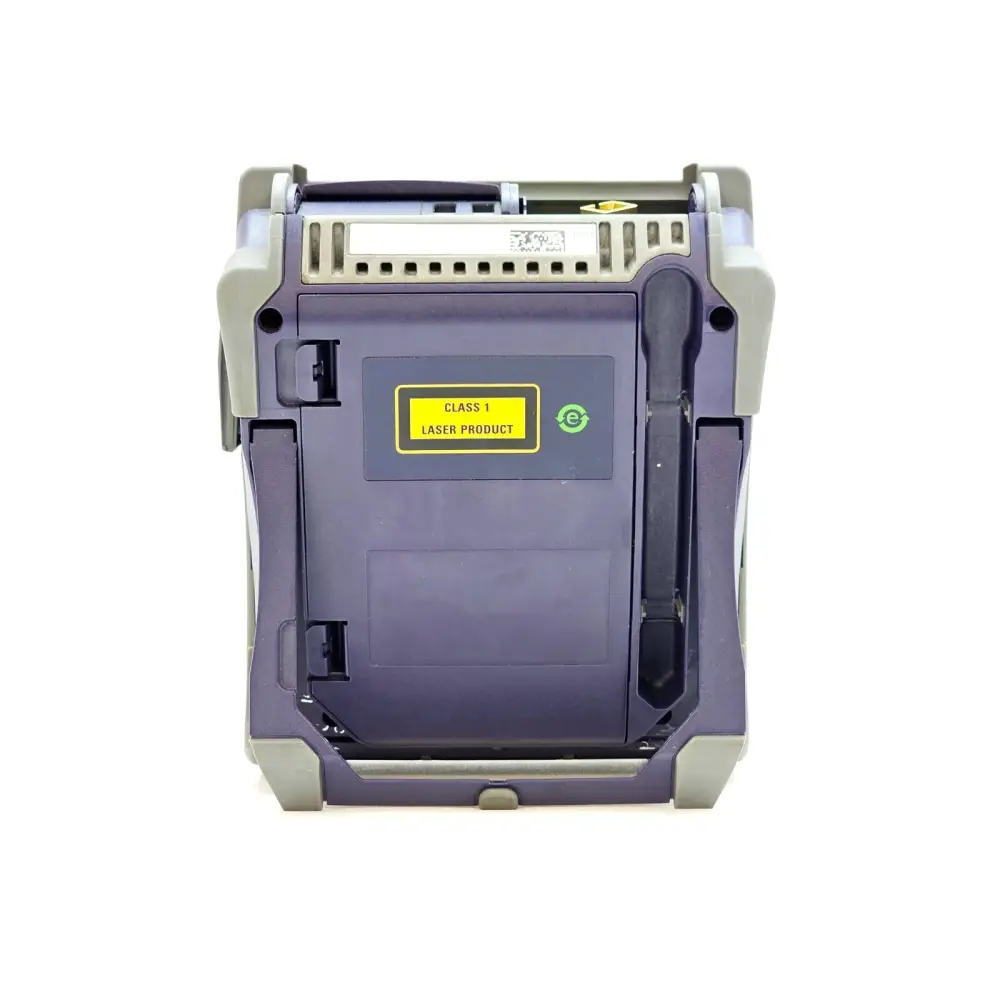 Viavi E126A SmartOTDR rear view showing battery compartment and label