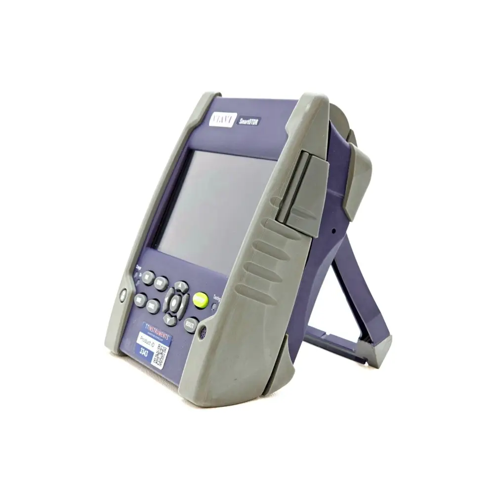 Viavi E126A SmartOTDR left-side view showing port and connectivity options