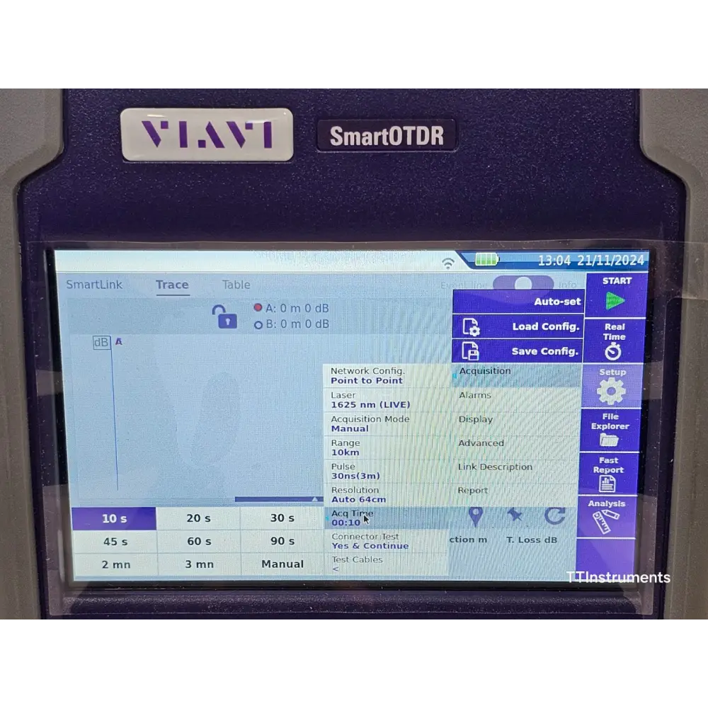 Viavi JDSU E136FB SmartOTDR complete set of included items laid out