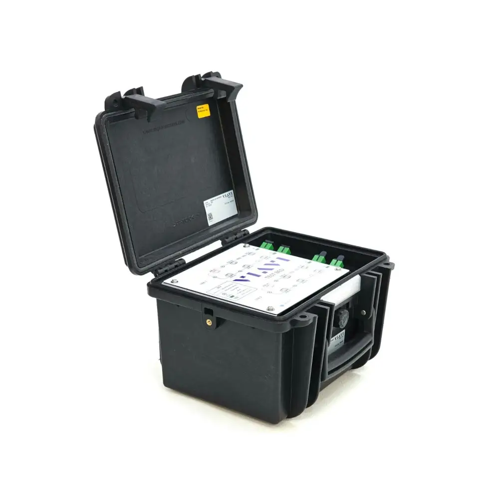 Fibernet EBIDIR loopback demonstration test bed side profile view