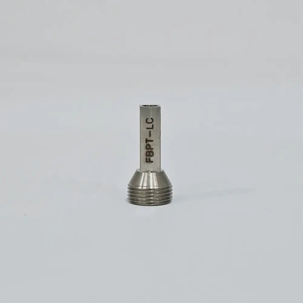Viavi JDSU FBPT-LC fibre scope tip and FiberChek FBP LC Bulkhead adapter front view