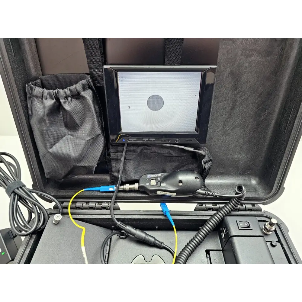 Viavi FCL-P1100 CleanBlast fiber cleaner left side view