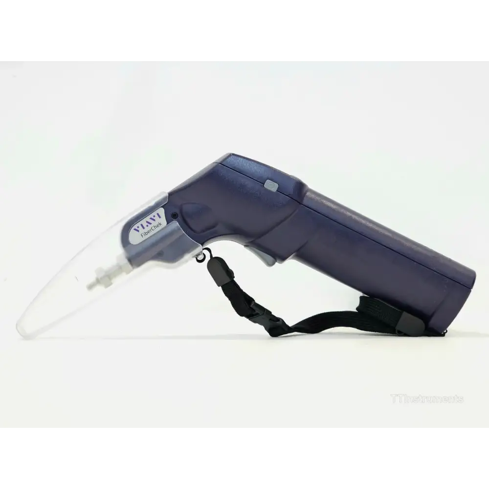 FiberChek probe showing integrated screen display for end-face inspection