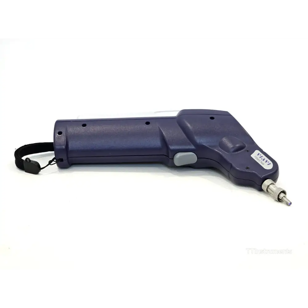 Viavi FiberChek fibre inspection probe with SC bulkhead tip attached