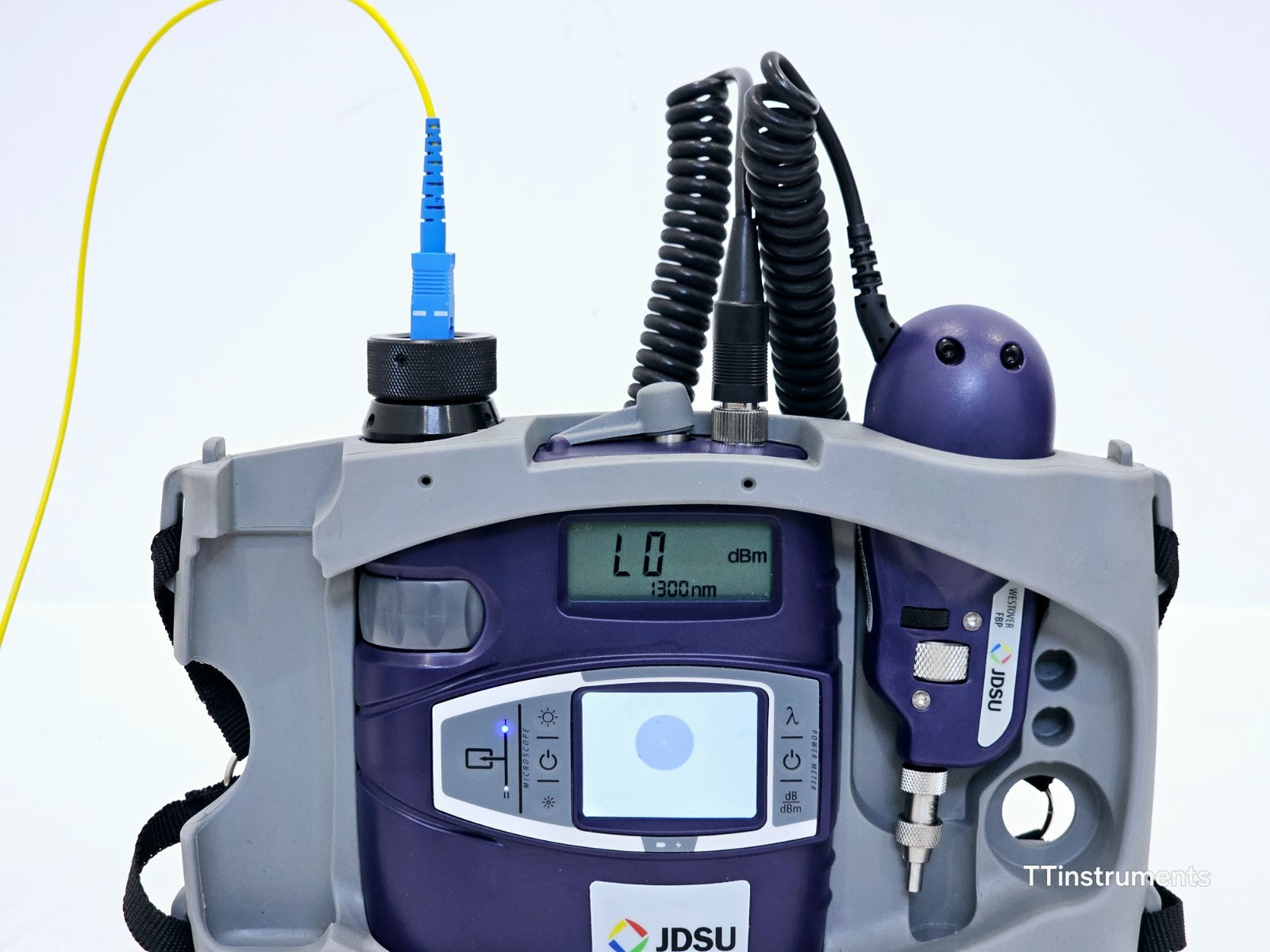 Viavi JDSU FIT-S105-PRO HP3-60-P4 Fiber Scope and Power Meter + VFL & Connectors