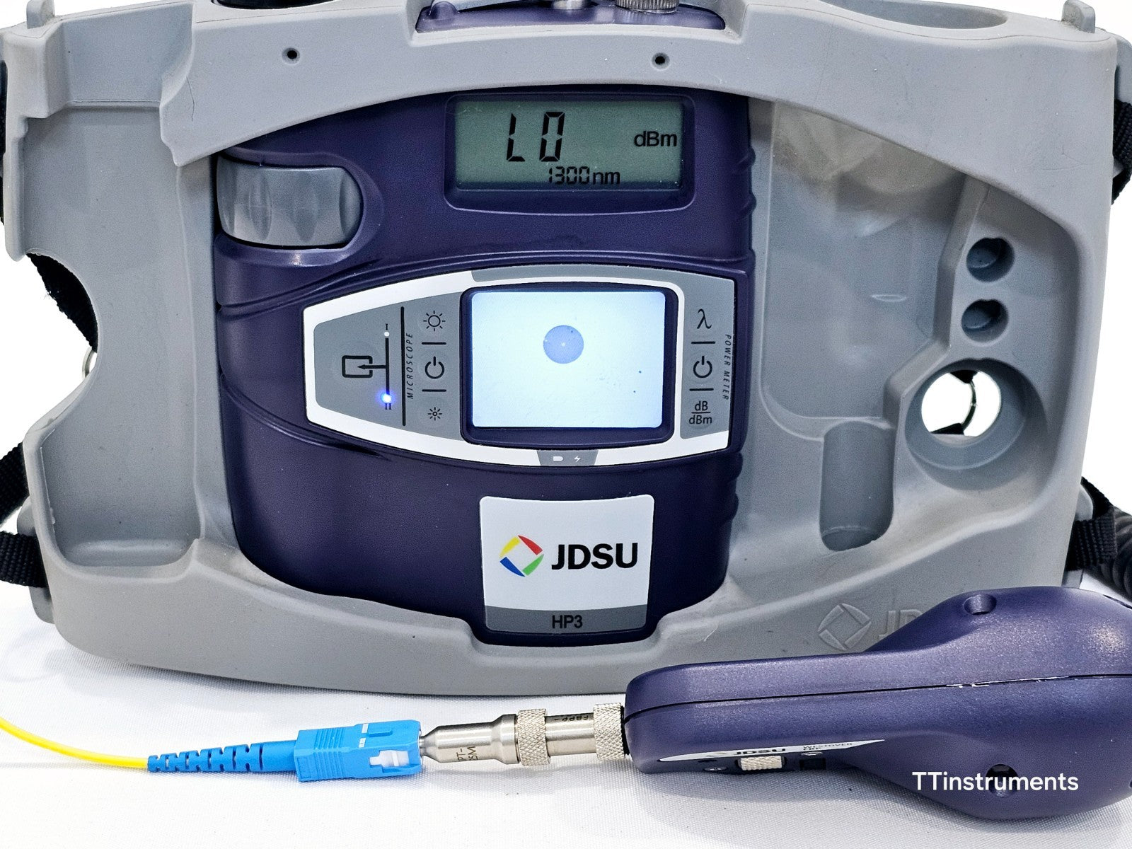 Viavi JDSU FIT-S105-PRO HP3-60-P4 Fiber Scope and Power Meter + VFL & Connectors