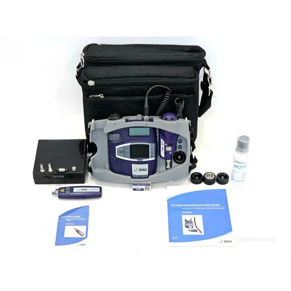 Viavi JDSU FIT-S105-PRO HP3-60-P4 fiber inspection and test kit complete set