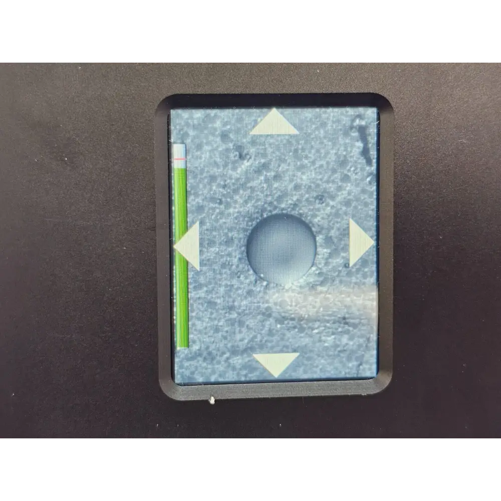 Viavi FVAm-1000-S touchscreen interface showing inspection results