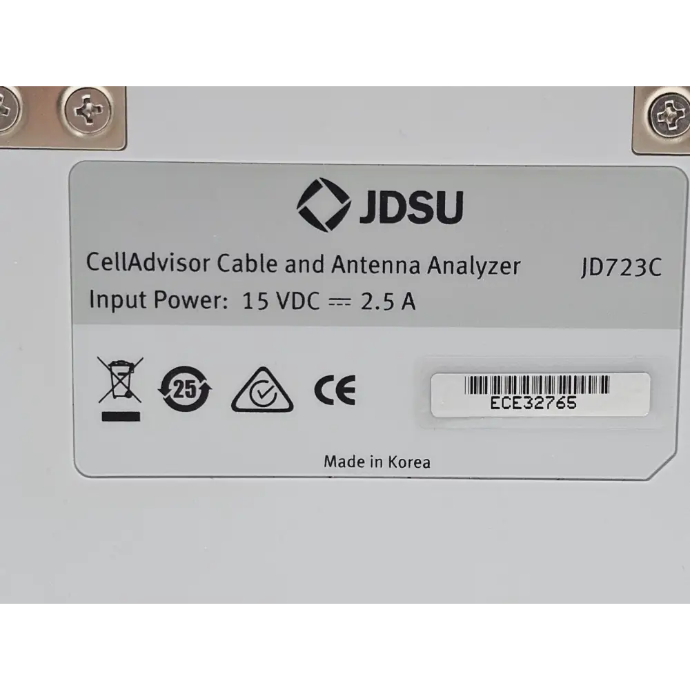 JD72450509 OSL calibration standards close-up showing Type-N connectors