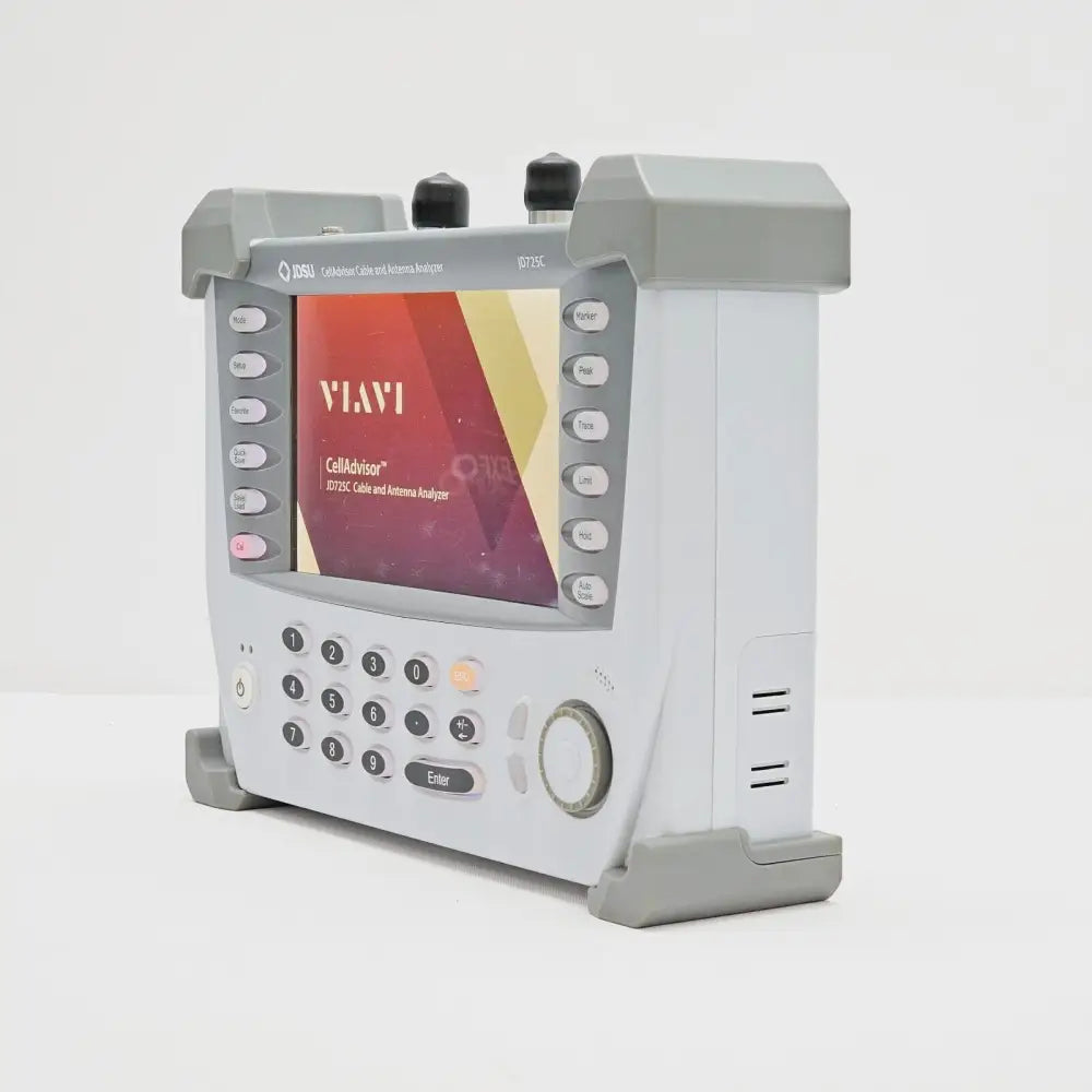 Viavi JD725C CellAdvisor front panel showing display screen and keypad