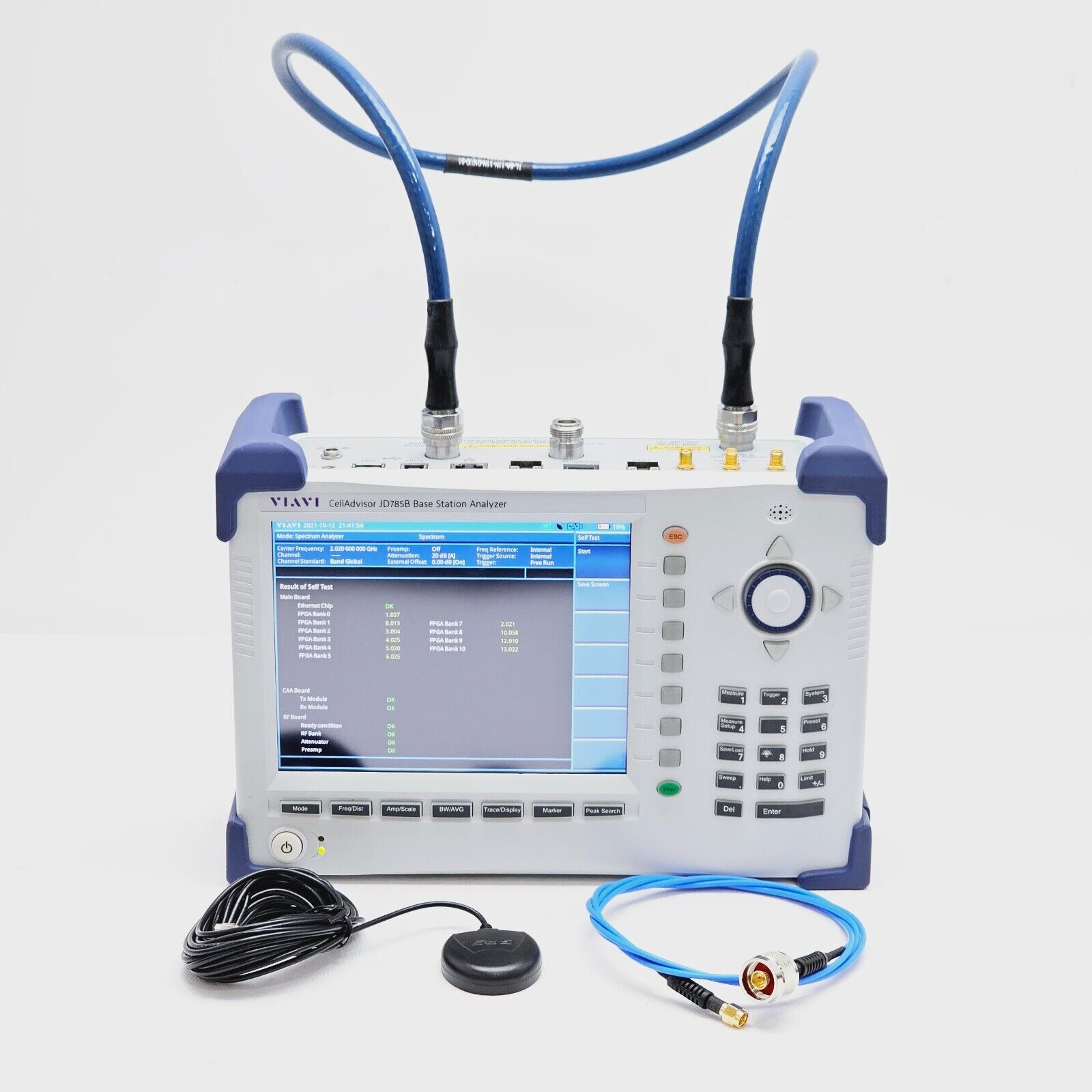 Viavi JDSU JD785B CellAdvisor 9kHz-8GHz Spectrum Analyzer Cable & Antenna RF Pow