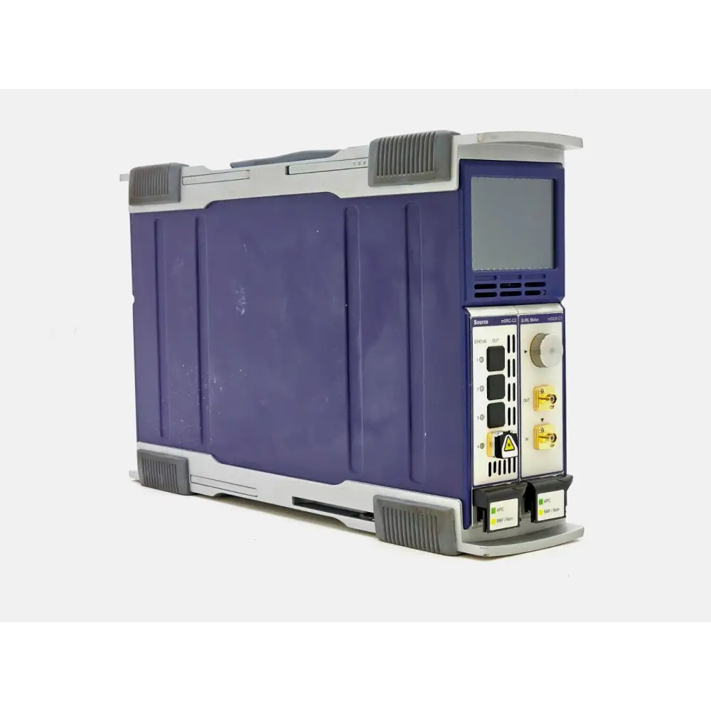 MAP-220C-A mainframe showing mSRC-C2 and mOLM-C1 modules fitted in chassis