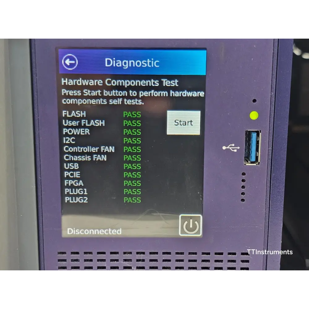 JDSU MAP-380A 8-slot LightTest mainframe chassis unit identification label