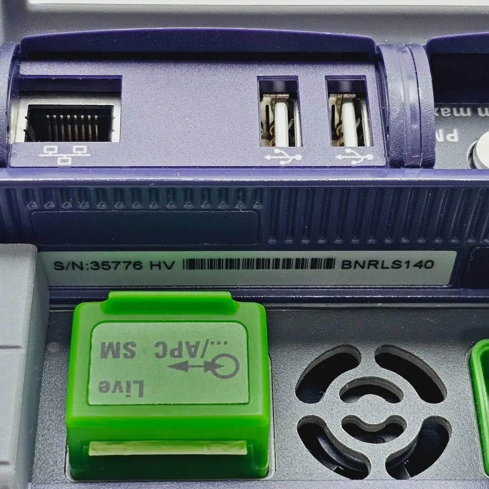 Viavi MTS 2000 OTDR showing SmartTEST software menu on touch screen display