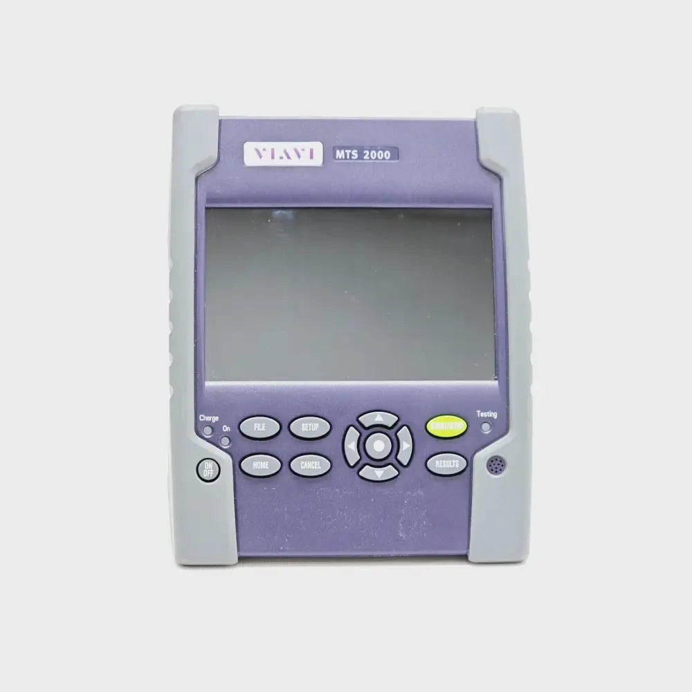Viavi 4136 FMP2 OTDR module close-up showing 1310/1550/1625 nm fibre ports
