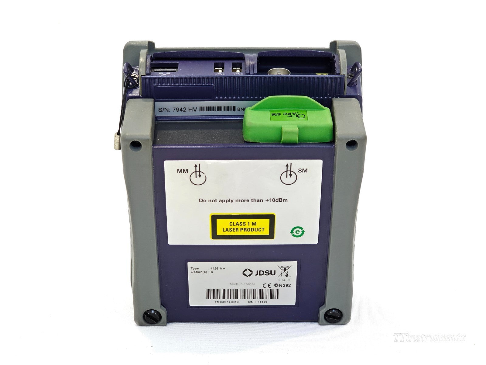 Viavi JDSU MTS 2000 Mainframe & 4126 MA SM OTDR 1310/1550nm LC-APC 37/35 dB SM