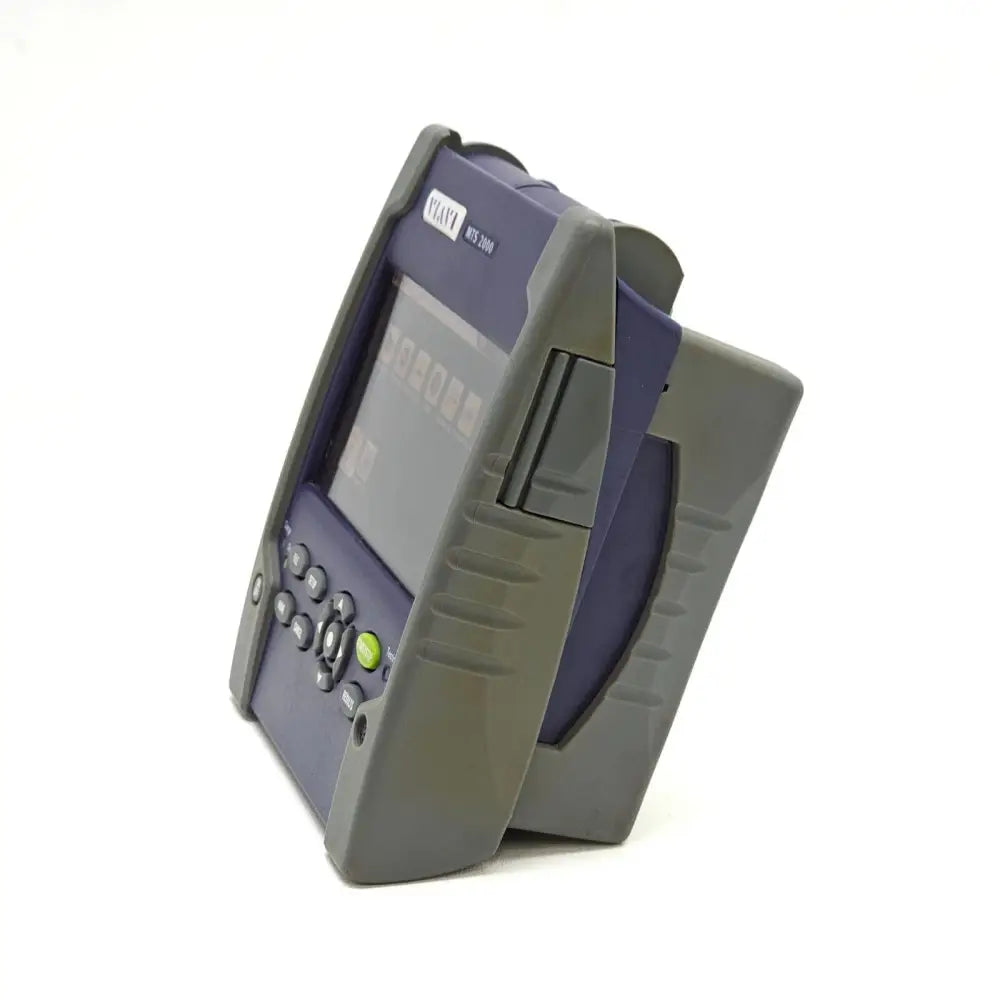 JDSU MTS 2000 portable OTDR unit top view with module installed