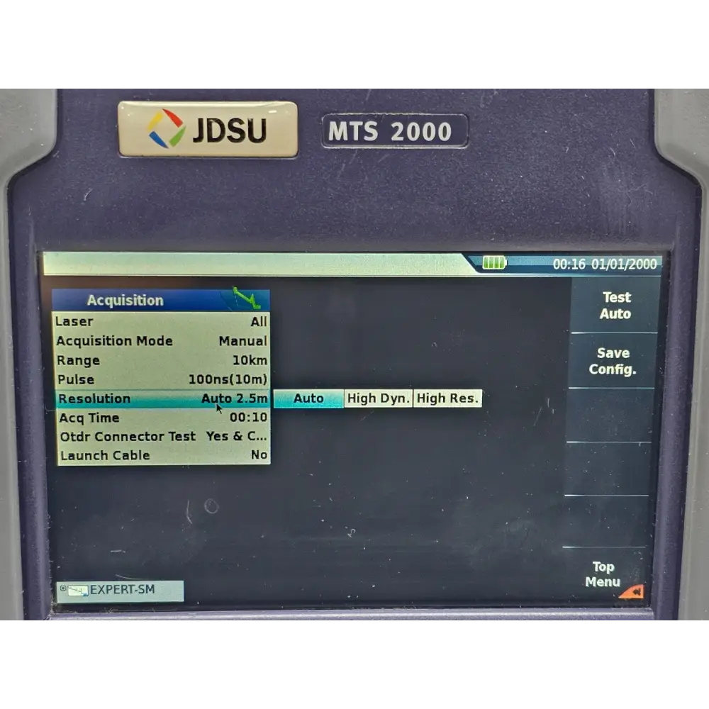 Protective hard case included with Viavi MTS 2000 OTDR kit