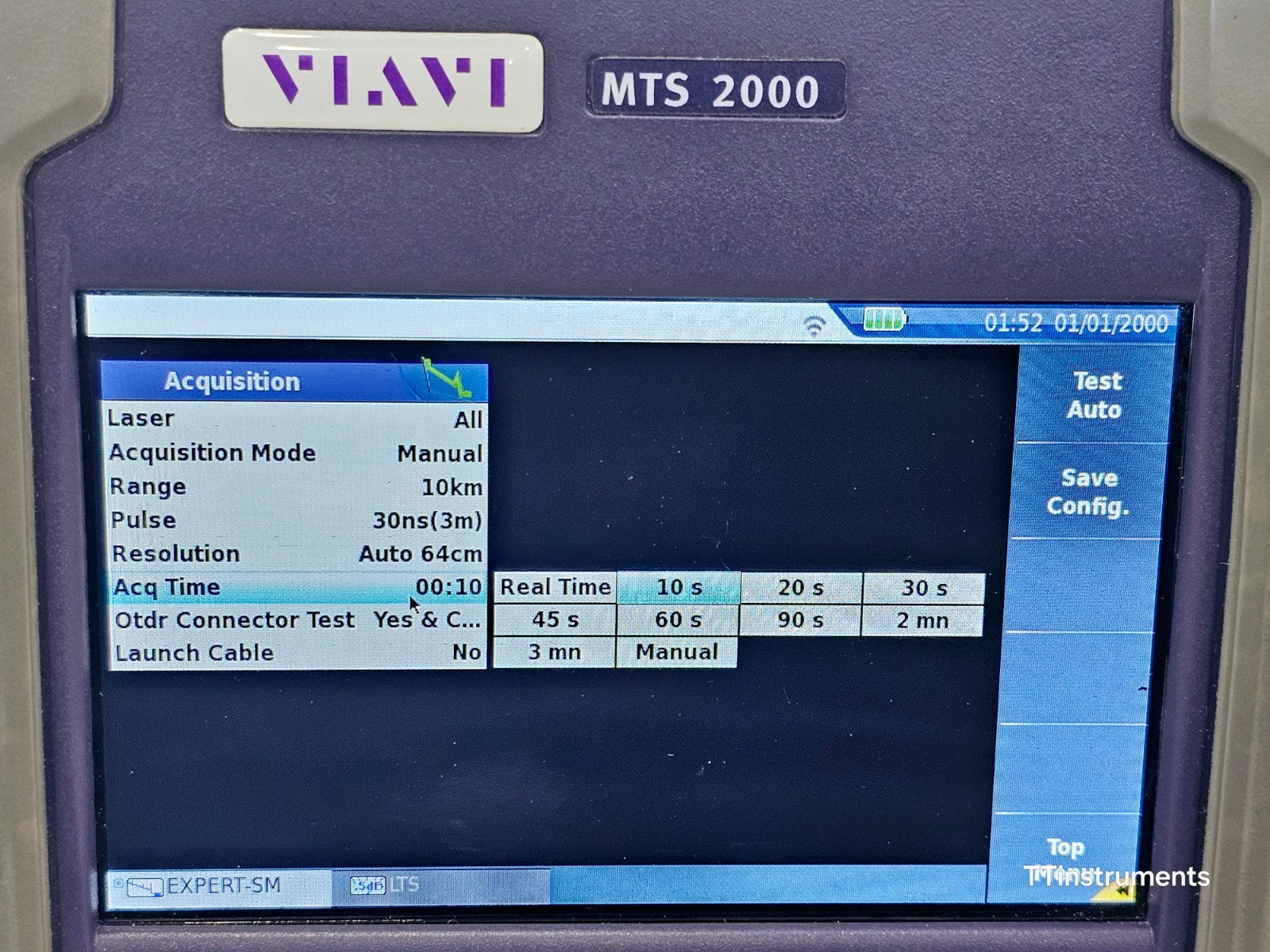 Viavi JDSU MTS 2000 PM/VFL with 4126 MP2 Metro PON 1310/1550 nm OTDR 46/45 dB