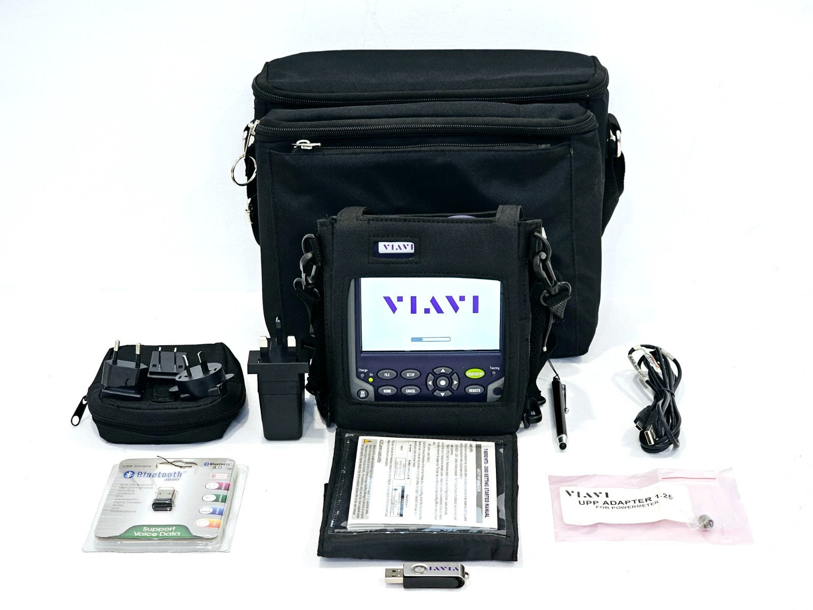 Viavi JDSU MTS 2000 V2 PM/VFL 4138 FMA365 1310 1550 + 1650nm Live SM OTDR APC