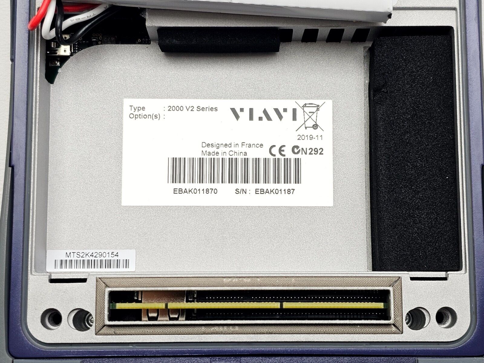 Viavi JDSU MTS 2000 V2 with 4138 FMP265 Metro PON 1310/1550nm + F1650 Live OTDR