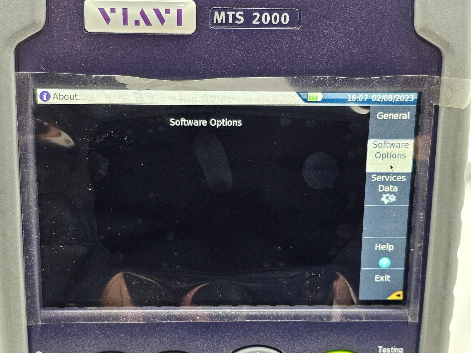 Viavi JDSU MTS 2000 V2 with 4138 FMP265 Metro PON 1310/1550nm + F1650 Live OTDR