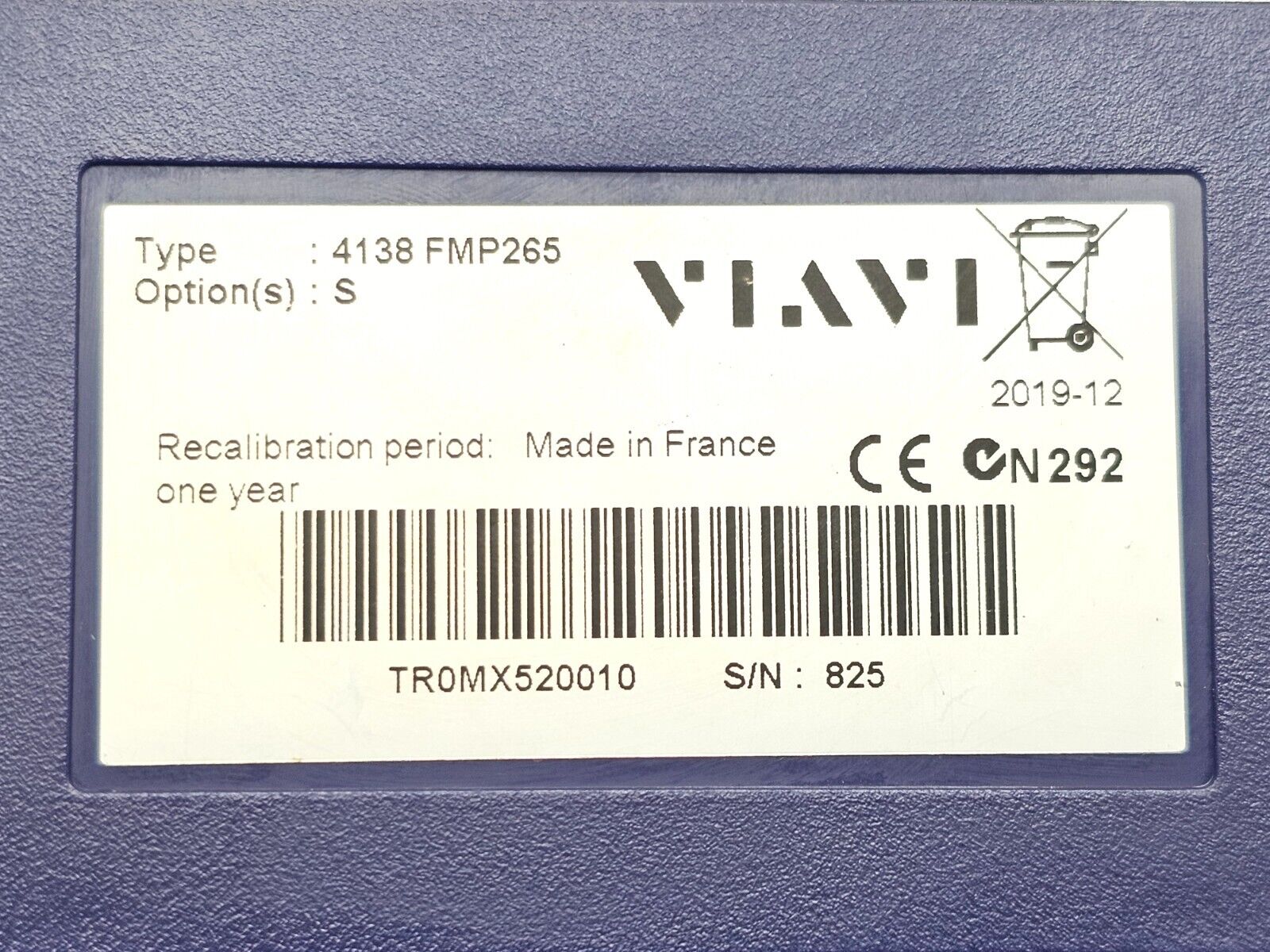 Viavi JDSU MTS 2000 V2 with 4138 FMP265 Metro PON 1310/1550nm + F1650 Live OTDR