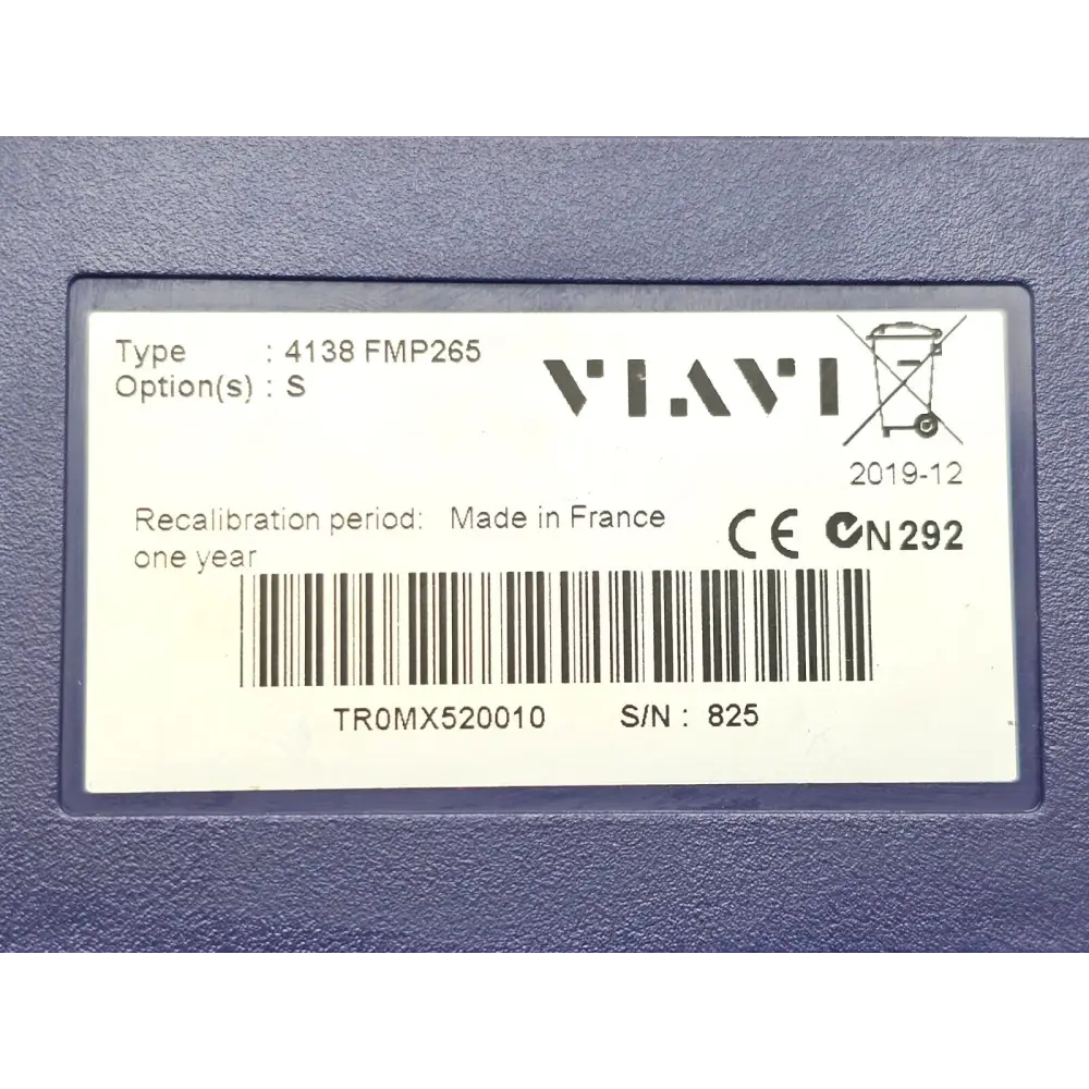 Viavi MTS 2000 V2 with 4138 FMP265 module and all included accessories laid out