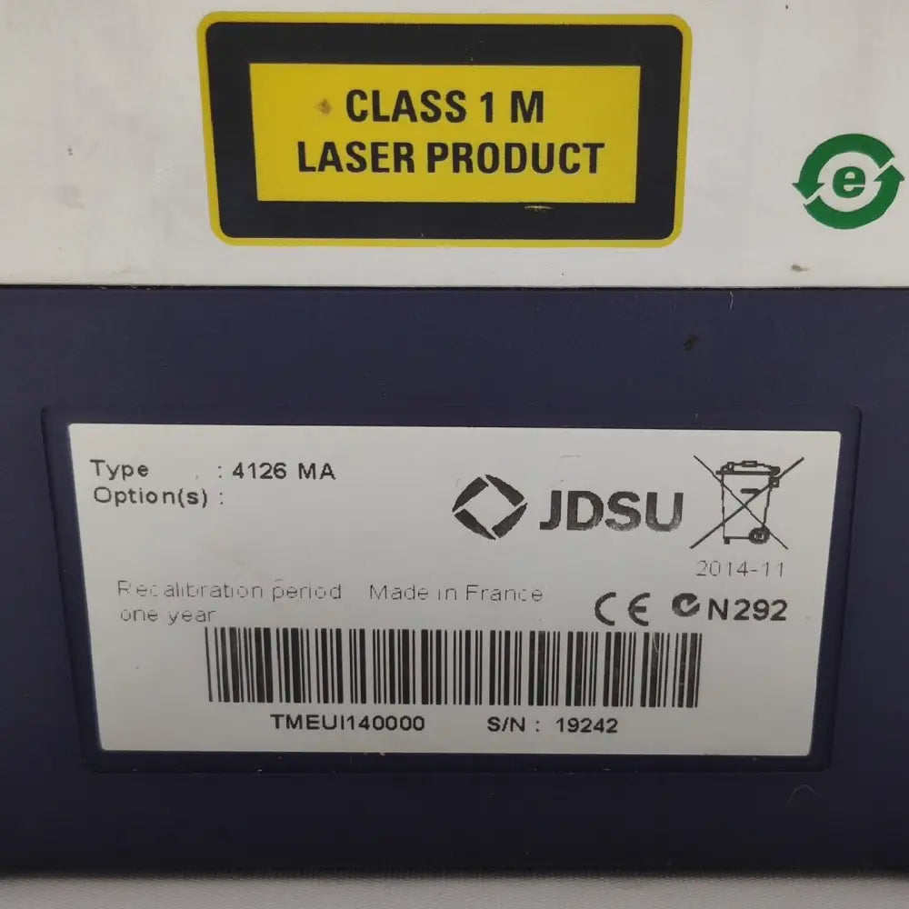 JDSU MTS 2000 with carry bag included in sale, laid out together