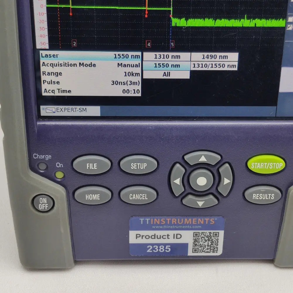 Viavi 4138 MP49 SM OTDR module fitted in MTS 2000 mainframe