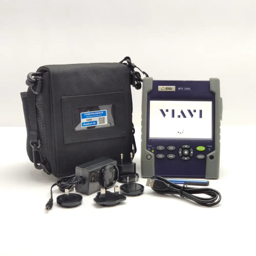 Viavi JDSU MTS 2000 OTDR mainframe with 4138 MP49 module — front view