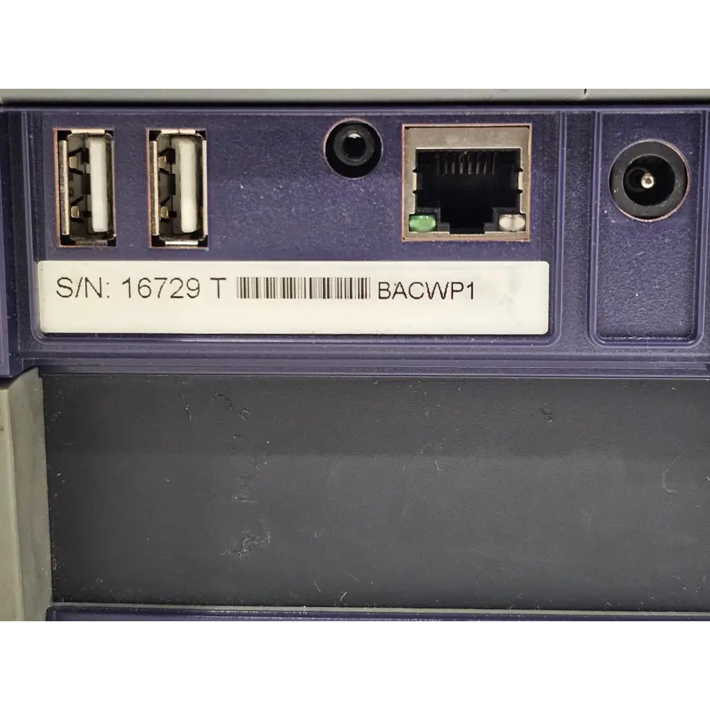 MTS 4000 touchscreen close-up with SMART Test on-screen display