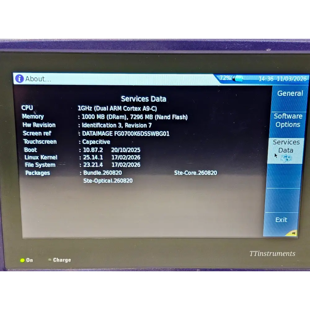 Viavi JDSU MTS 4000 V2 mainframe full set with included accessories