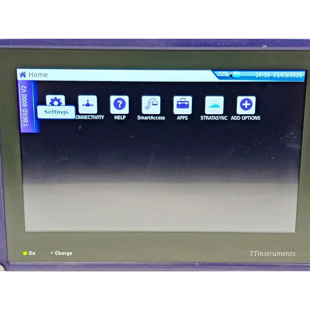 Viavi JDSU MTS 4000 V2 stylus and touchscreen detail