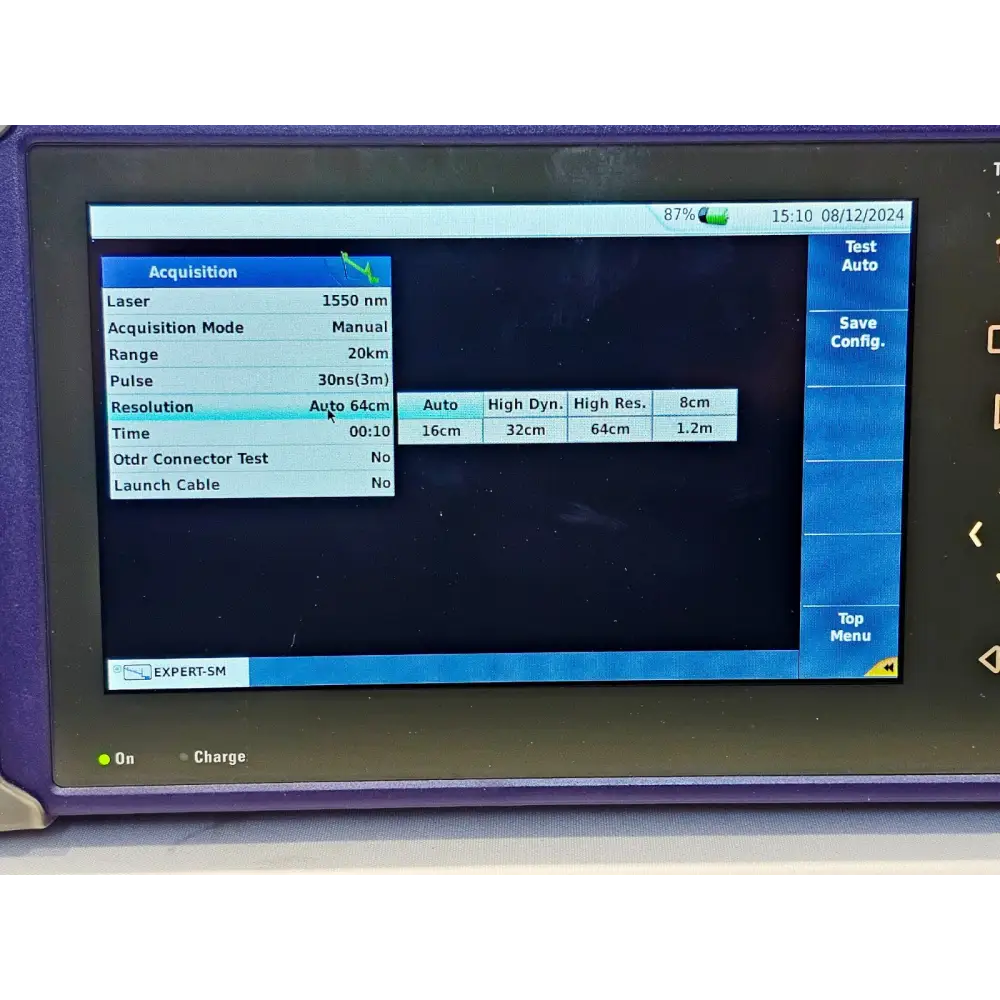 Viavi JDSU MTS 4000 V2 Platform + 4126 MA2 SM 1310/1550 nm OTDR MFD 201919