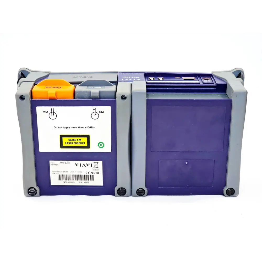 Viavi JDSU MTS 4000 V2 Platform + 4146 SM 1310/1550 nm MM 850/1300 OTDR MFD 20192