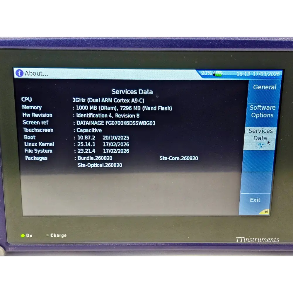 Viavi MTS 4000 V2 portable optical test mainframe full kit view