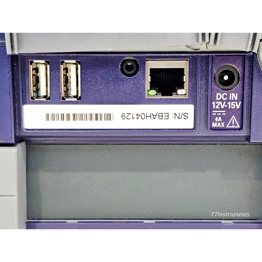 Viavi MTS 4000 V2 top view showing dual module carrier slots