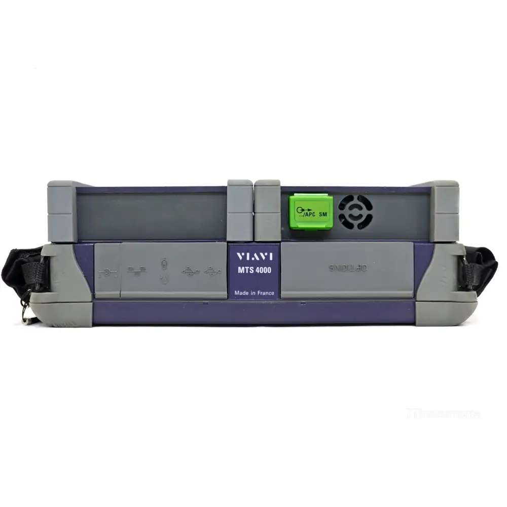 Viavi MTS 4000 V2 left-side panel with interface ports and controls