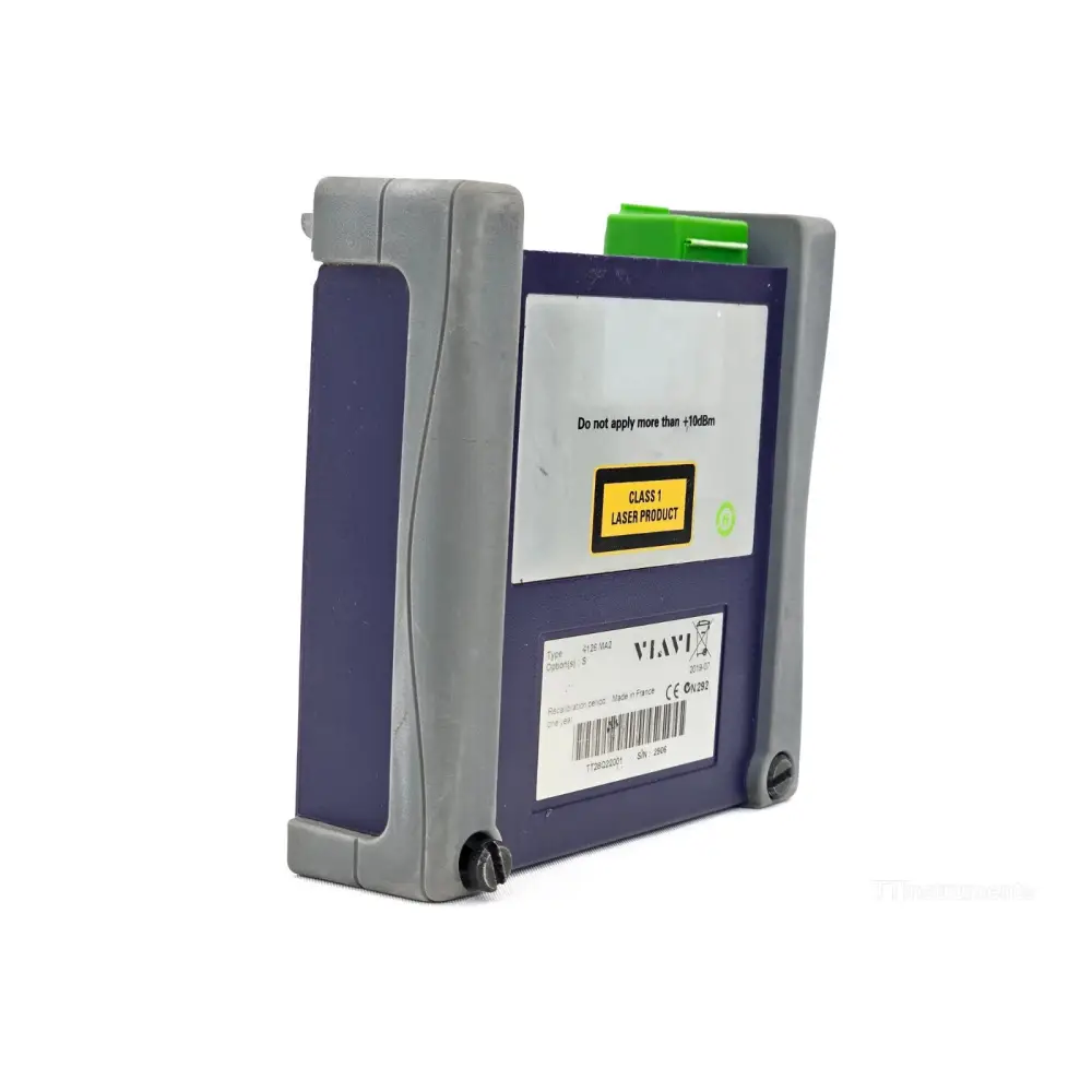 Viavi MTS 4000 V2 serial number and identification label detail