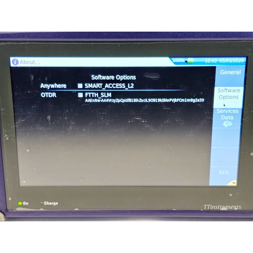 Viavi JDSU MTS 4000 V2 with 4138 FB65 1310/1550/1650 Live PM-S OTDR P5000i FI-6011
