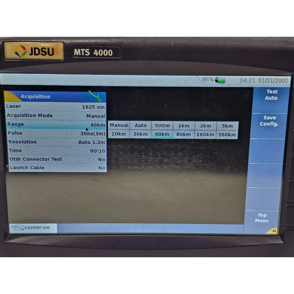 Viavi MTS 4000 with 4136 module showing overall used condition